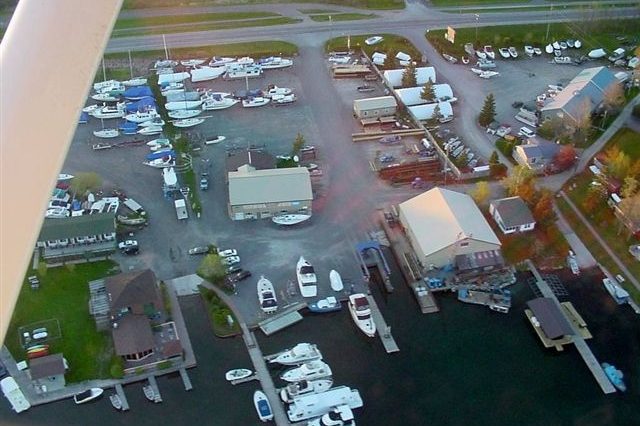 1000Islands_Aerial view of marinas